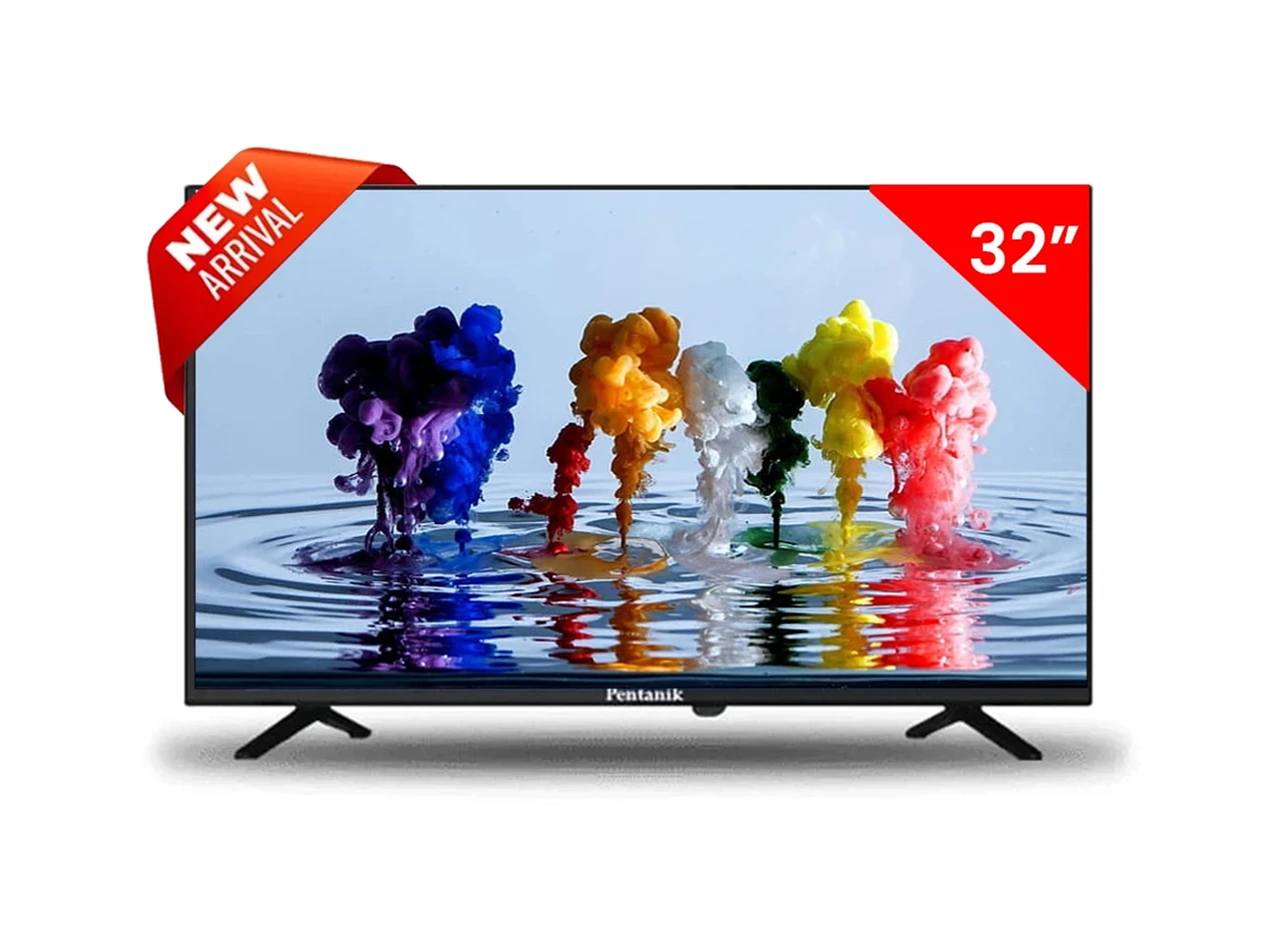 Pentanik 32 Inch Double Glass Voice Control Android TV